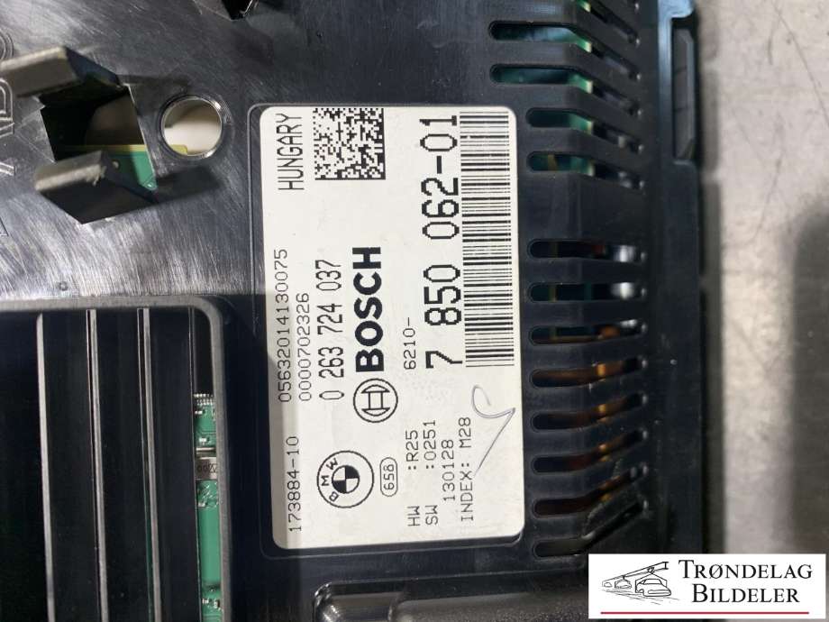 Instrumentpanel til BMW M5 2011-2017 (F10) (F10) (62 10 8 092 911|)