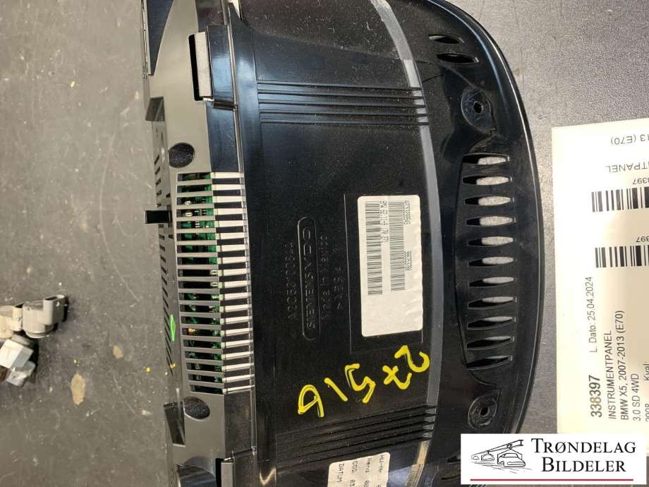 Instrumentpanel til BMW X5 2007-2013 (E70) (E70) (62.11 - 9 170 271|)