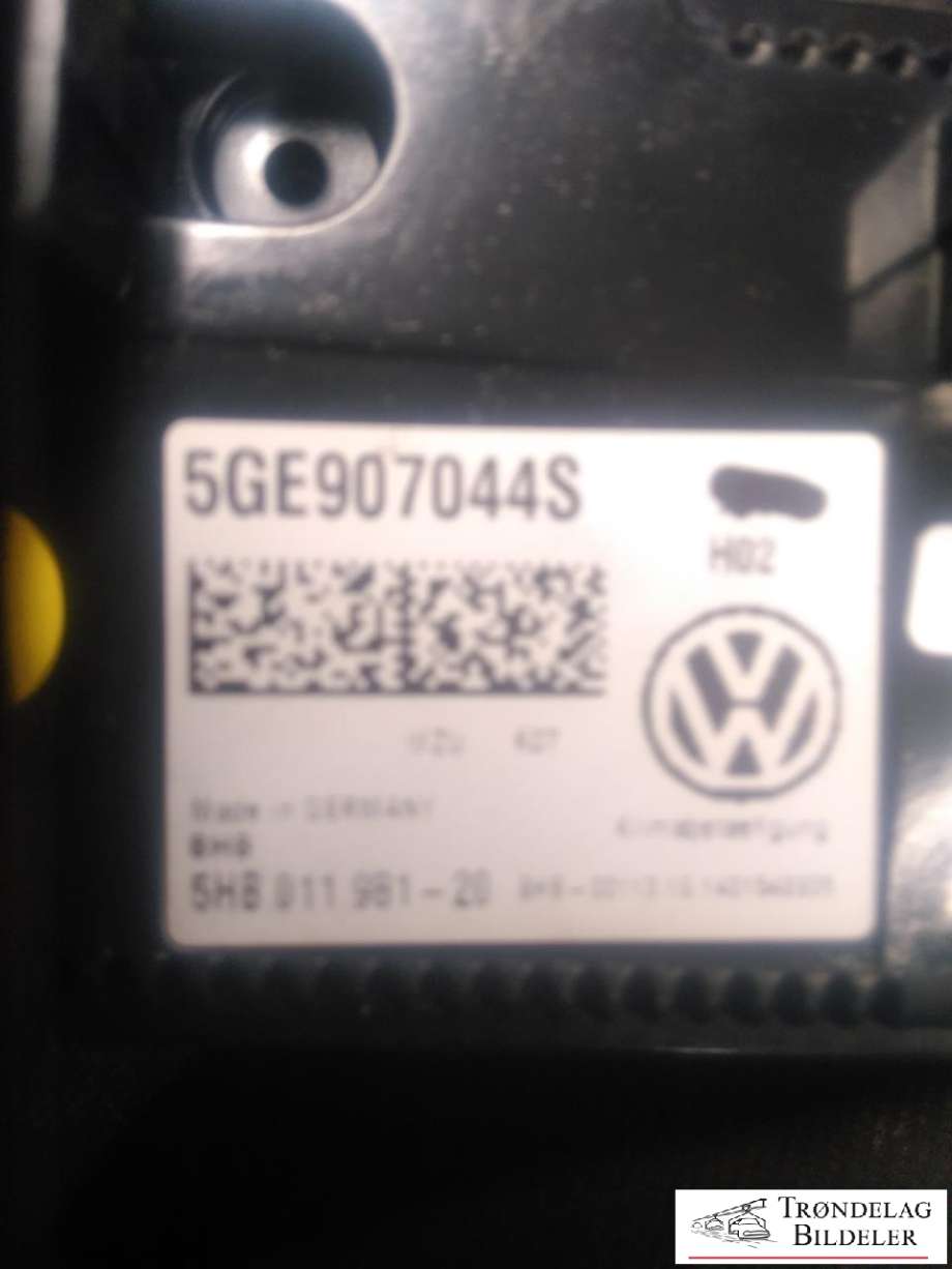 Varmeapparat betjening til VW e-Golf 2014-2017 (Fase 1)  (5GE907044S|5HB01198120|)
