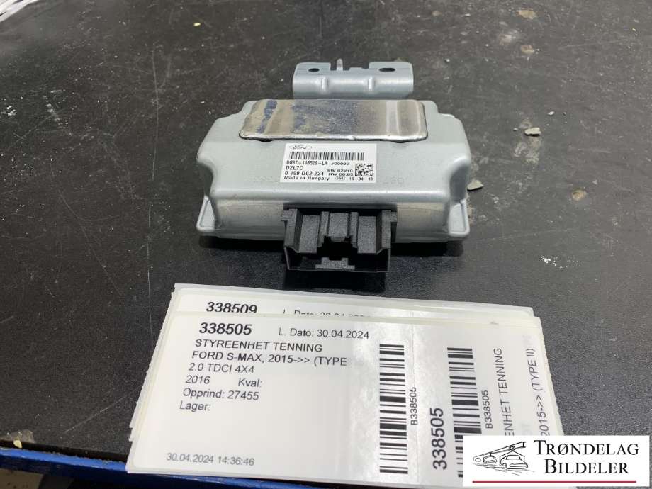 Styreenhet tenning til Ford S-Max 2015-->> (Type II) (DG9T-14B526-LA|)