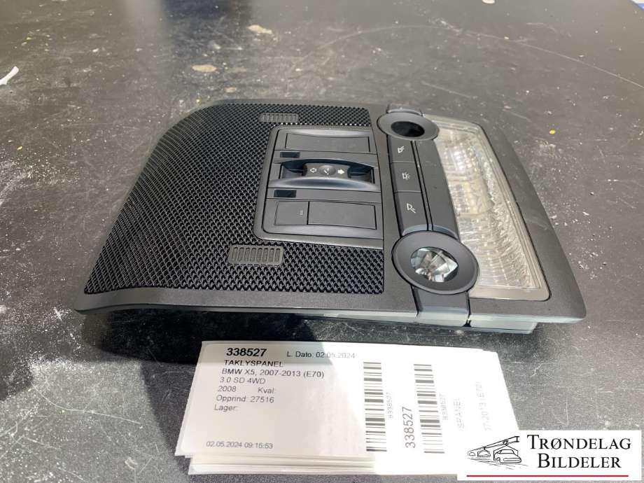 Taklyspanel til BMW X5 2007-2013 (E70) (E70) (6131-9173789-01|159568-10|)