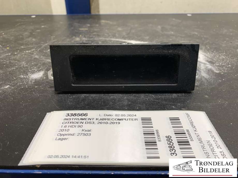 Instrument kjørecomputer til Citroën DS3, 2010-2019  (96666323XT-01)
