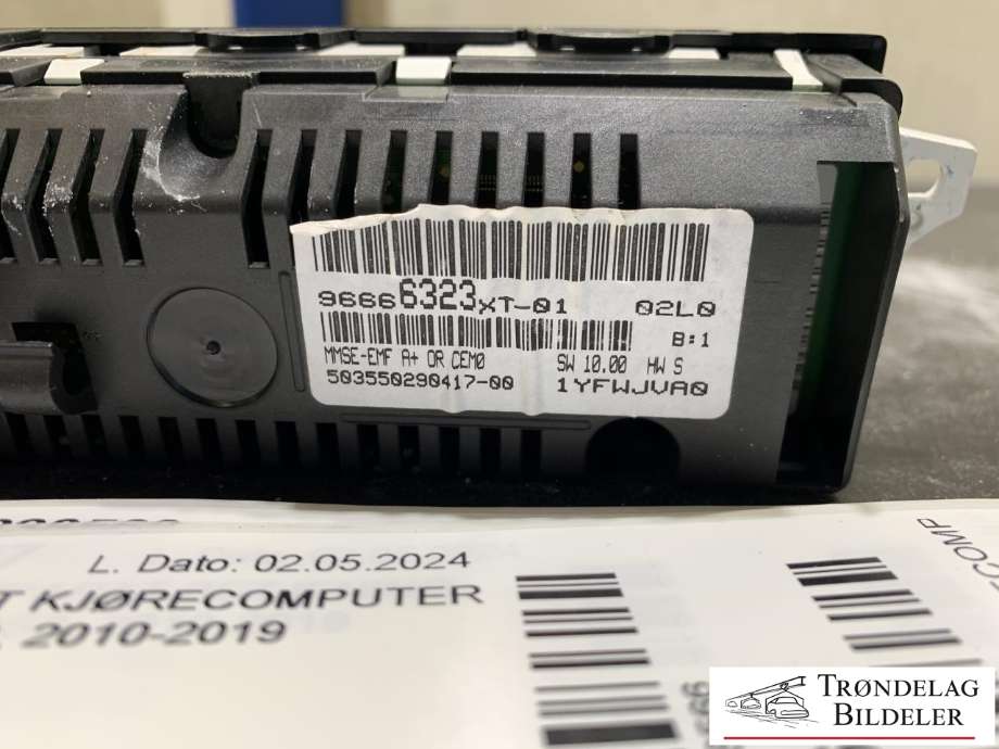 Instrument kjørecomputer til Citroën DS3 2010-2019 (96666323XT-01|)