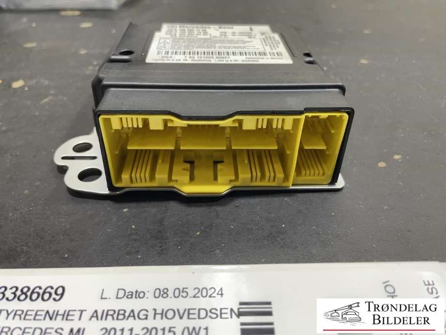 Styreenhet airbag hovedsensor til Mercedes ML 2011-2015 (Fase 1) (W166) (W166) (A 166 900 17 09|A 166 900 13 11|A 166 900 39 03)