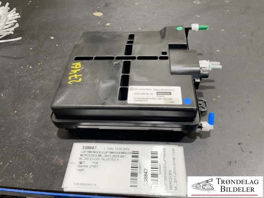 Vakuumtank til Mercedes ML, 2011-2015 (Fase 1) (W166) (W166) (A 000 800 55 19)