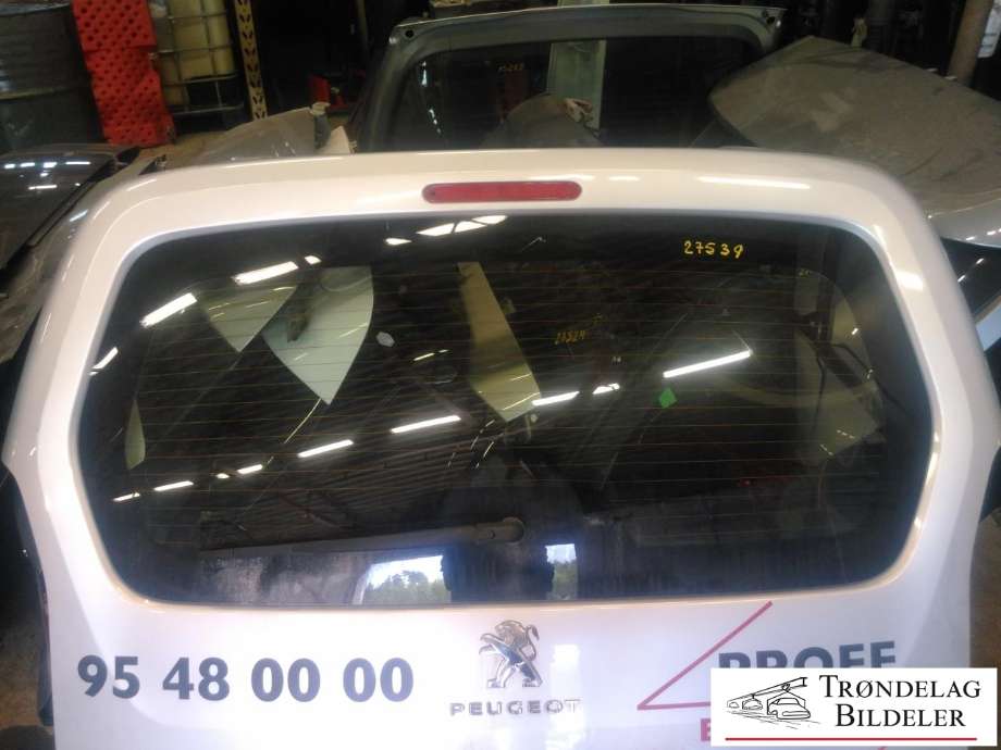 Bakluke til Peugeot Partner 2015-2019 (Type II, Fase 2)  (8701Y6|98 110 286 80|)