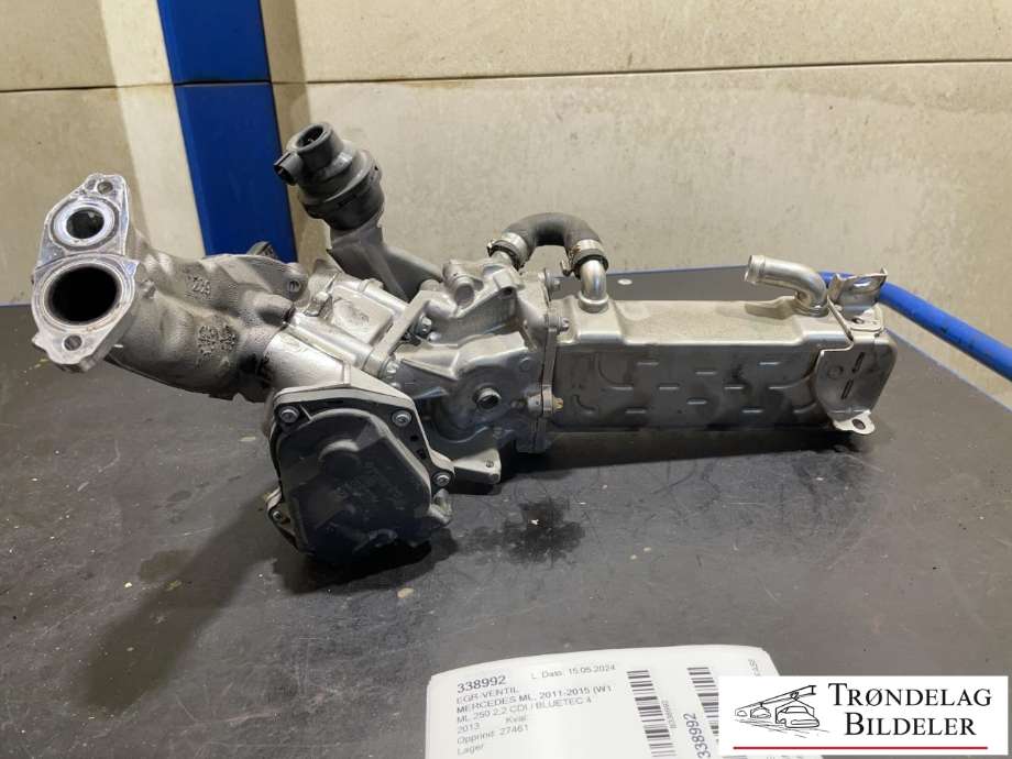 EGR-ventil til Mercedes ML 2011-2015 (Fase 1) (W166) (W166) (A 651 140 06 75|A 651 140 07 00|A 651 140 05 02)