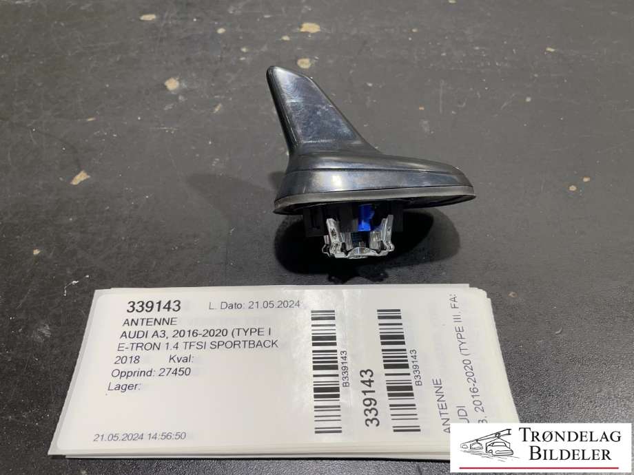 Antenne til Audi A3, 2016-2020 (Type III, Fase 2) (8V0 035 503 AL)