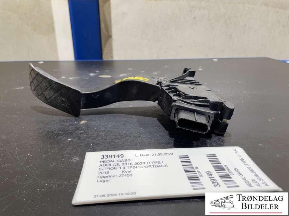 Pedal gass til Audi A3 2016-2020 (Type III, Fase 2)  (5Q1 723 503 H|)