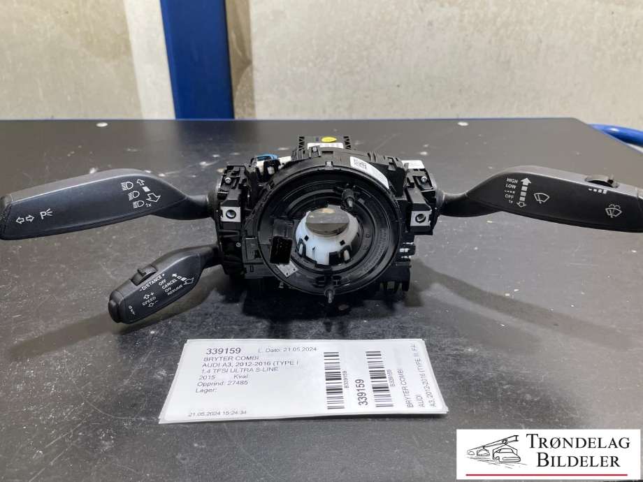 Bryter combi til Audi A3, 2012-2016 (Type III, Fase 1)  (8V0 953 521 CD)