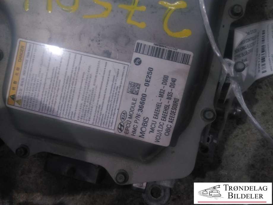 Motor power controller elbil (EPCU/PDM) til Hyundai Ioniq Electric 2016-2019 (Fase 1)  (36601 0E250|36600 0E250|)