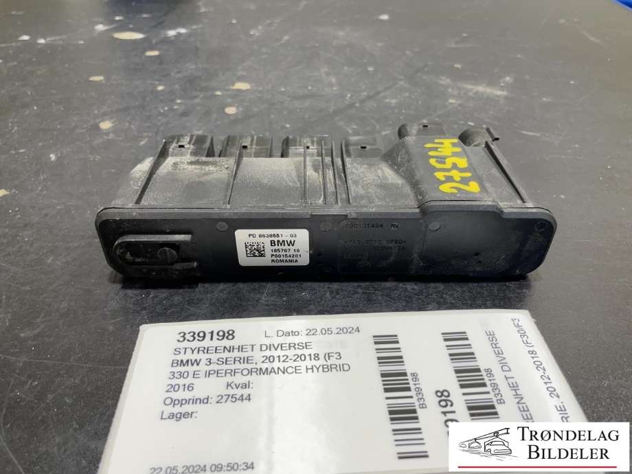 Styreenhet diverse til BMW 3-Serie 2012-2018 (F30/F31/F34) (F30/F31/F34) (PD 8638551-03|)