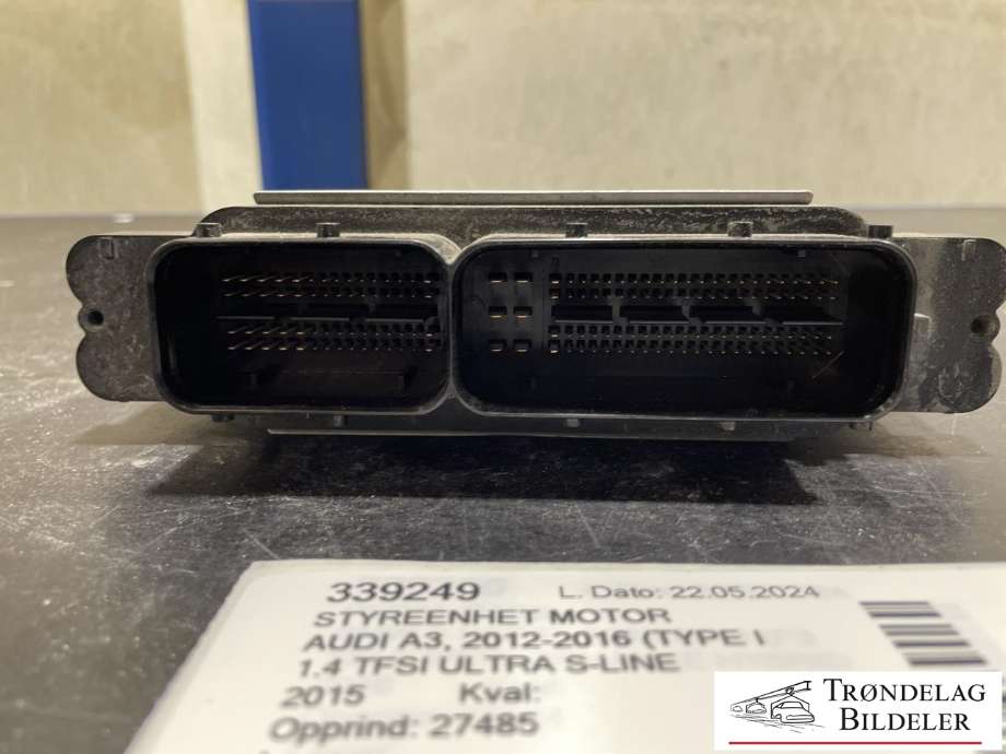 Styreenhet motor til Audi A3 2012-2016 (Type III, Fase 1)  (VW AG|04E 907 309 AB|)