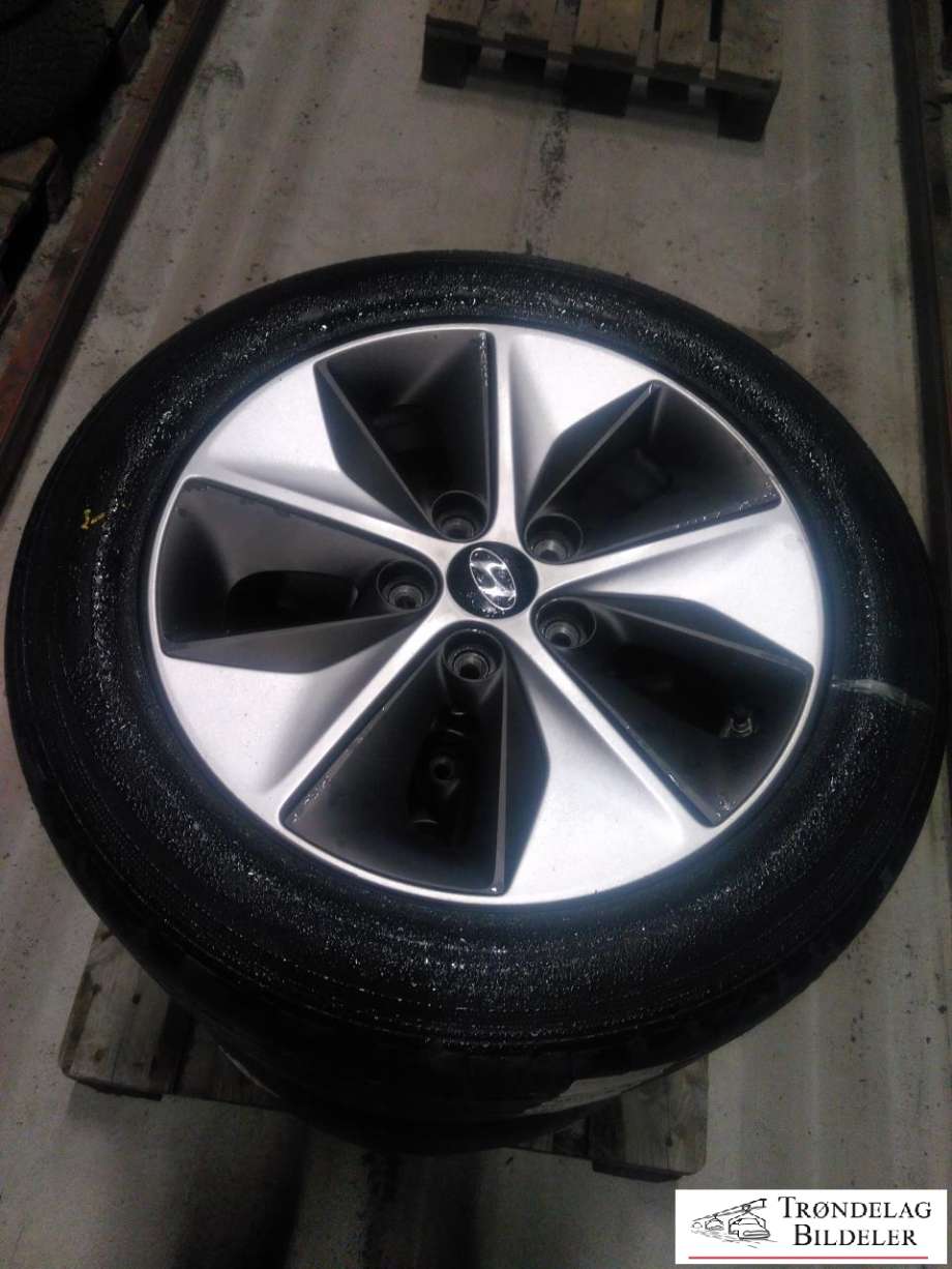 Hjulsett aluminium sommer til Hyundai Ioniq Electric, 2016-2019 (Fase 1) (HANKOOK|205/55/R16 5X114.3 6.5JX16 ET50 CB67.1MM)