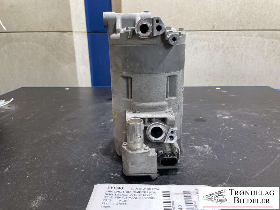 Aircondition kompressor til BMW 3-Serie 2012-2018 (F30/F31/F34) (F30/F31/F34) (6452936487201|64 52 9 496 106|6452-2558051-01|6452-6998209-01|64526998210|64529320855|64529343806|64529343808|6452-9343808-1|6452-9347659-01|64529364867|64529364867-02|64529364872|6452-9364872-03|ACP01256)