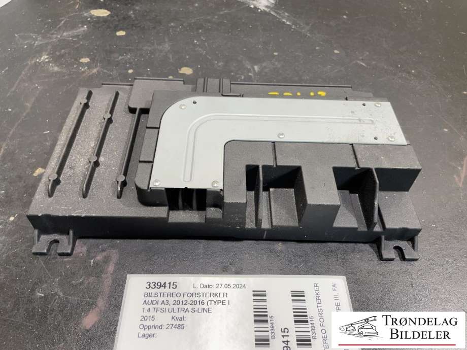 Bilstereo forsterker til Audi A3, 2012-2016 (Type III, Fase 1)  (8V0 035 465 C)