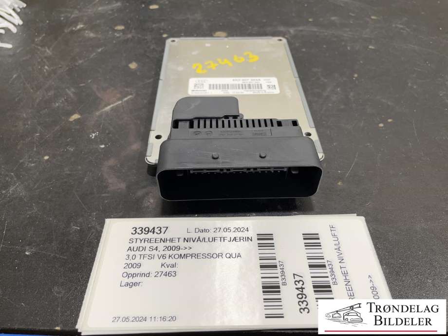 Styreenhet nivå/luftfjæring til Audi S4, 2009-->>  (CONTINENTAL|8K0 907 364 A)