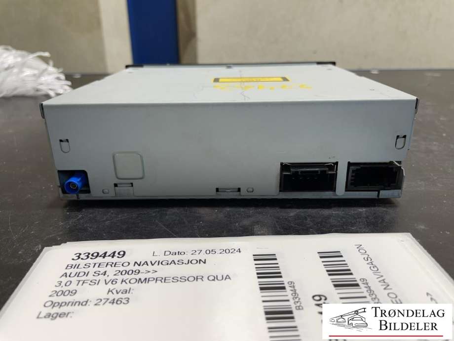 Bilstereo navigasjon til Audi S4 2009-->>  (4E0 919 887 M|)