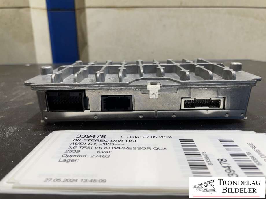 Bilstereo diverse til Audi S4, 2009-->>  (8T0 035 462)