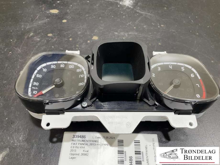 Instrumentpanel til Fiat Panda, 2013-->> (Type III)  (0887766550)