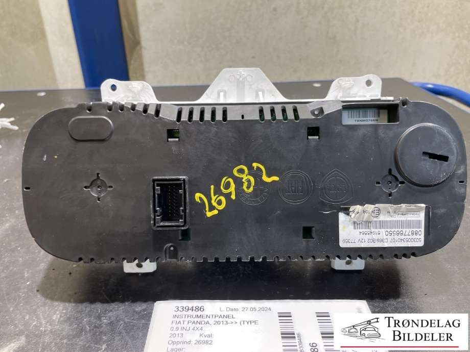Instrumentpanel til Fiat Panda 2013-->> (Type III)  (0887766550|)