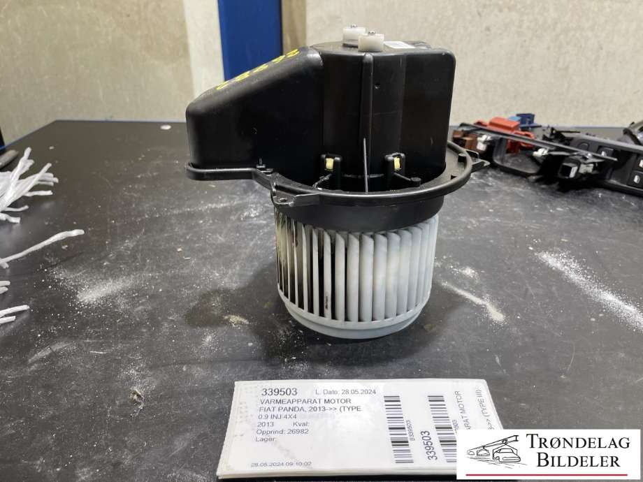 Varmeapparat motor til Fiat Panda, 2013-->> (Type III)  (77366916|77368879|68093422AA)