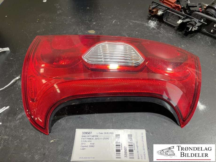 Baklykt høyre til Fiat Panda, 2013-->> (Type III)  (51843642)