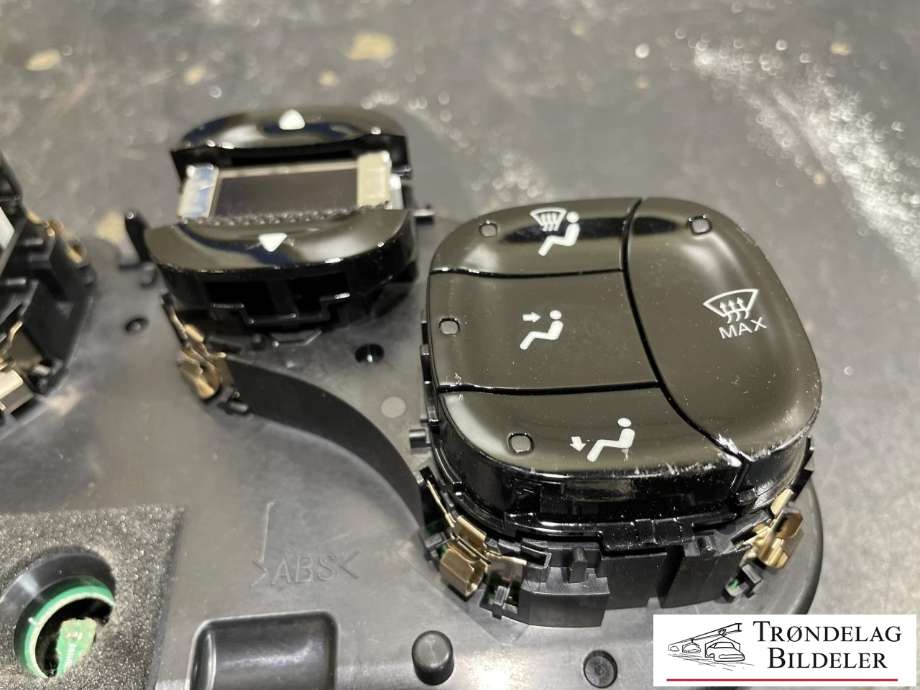 Varmeapparat betjening til Fiat Panda 2013-->> (Type III)  (MX237000-3827|)