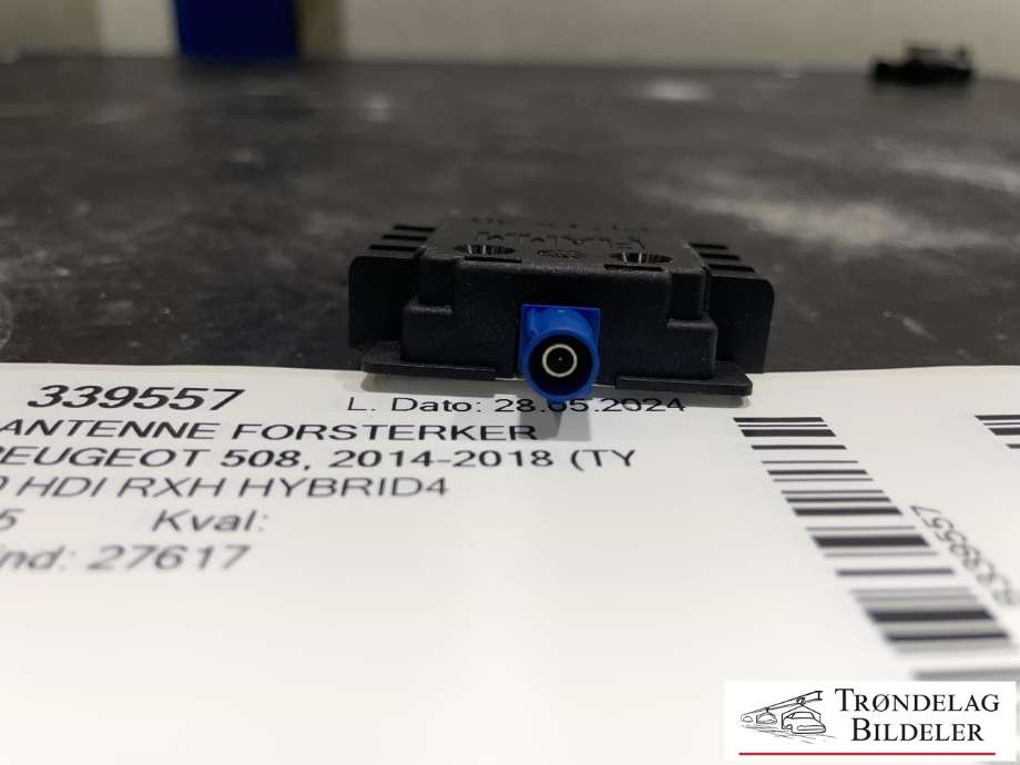 Antenne forsterker til Peugeot 508 2014-2018 (Type I, Fase 2)  (41157836F|96096A|9666359960 02)