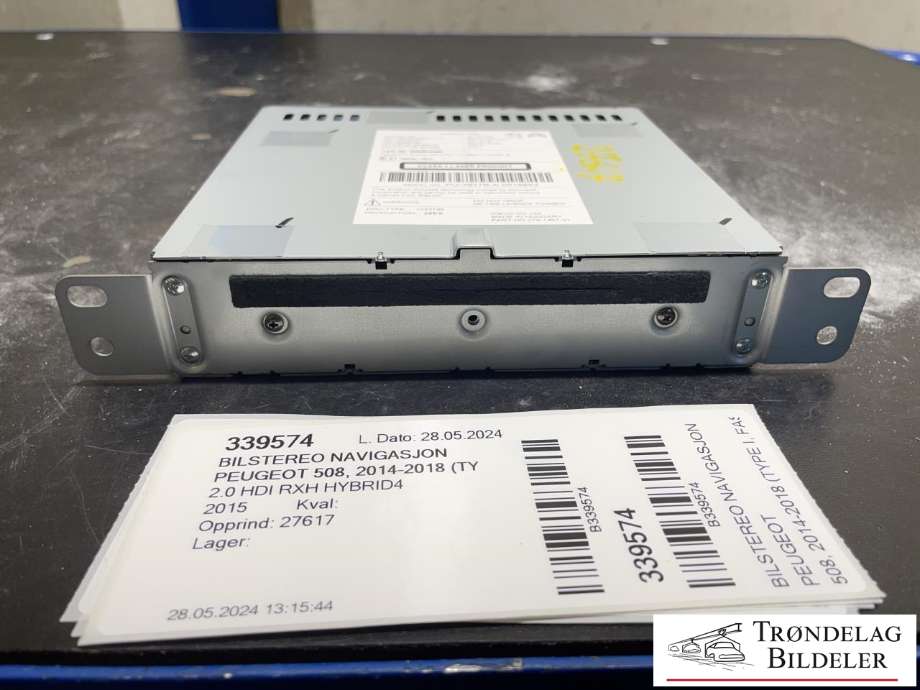 Bilstereo navigasjon til Peugeot 508 2014-2018 (Type I, Fase 2) (9807729080-22|)