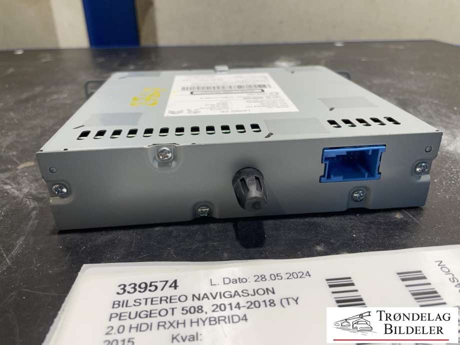 Bilstereo navigasjon til Peugeot 508 2014-2018 (Type I, Fase 2) (9807729080-22|)