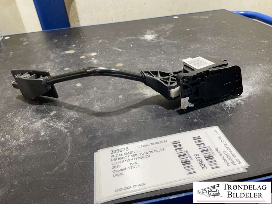 Pedal gass til Peugeot 508 2014-2018 (Type I, Fase 2)  (0 280 755 159|96 862 129 80|)