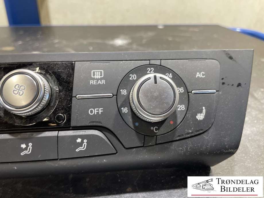 Varmeapparat betjening til Audi A6 2011-2014 (Type IV, Fase 1) (C7) (C7) (4G0 820 043 AC|)