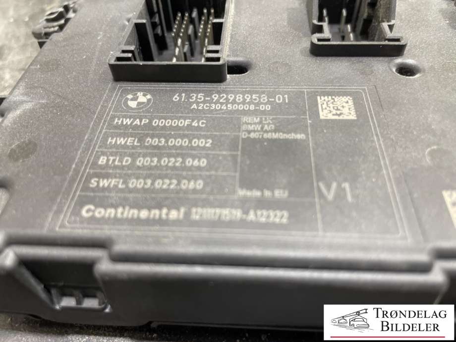 Styreenhet comfort (BCM) til BMW 3-Serie 2012-2018 (F30/F31/F34) (F30/F31/F34) (61.35-9298958-01|)
