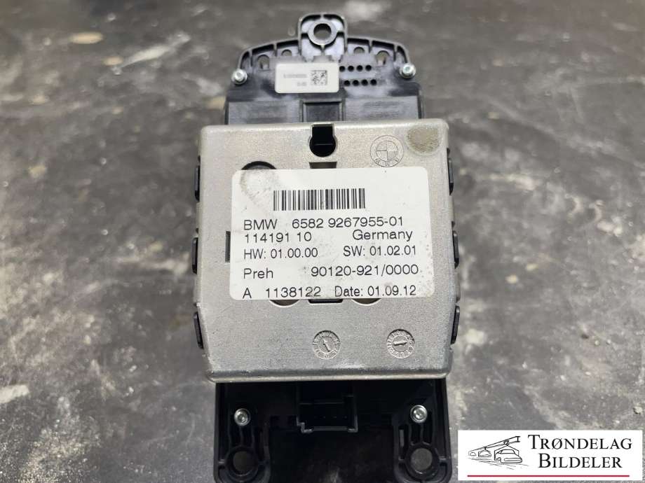 Bilstereo navigasjon betjeningspanel til Audi A6 2011-2014 (Type IV, Fase 1) (C7) (C7) (6582 9267955-01|)
