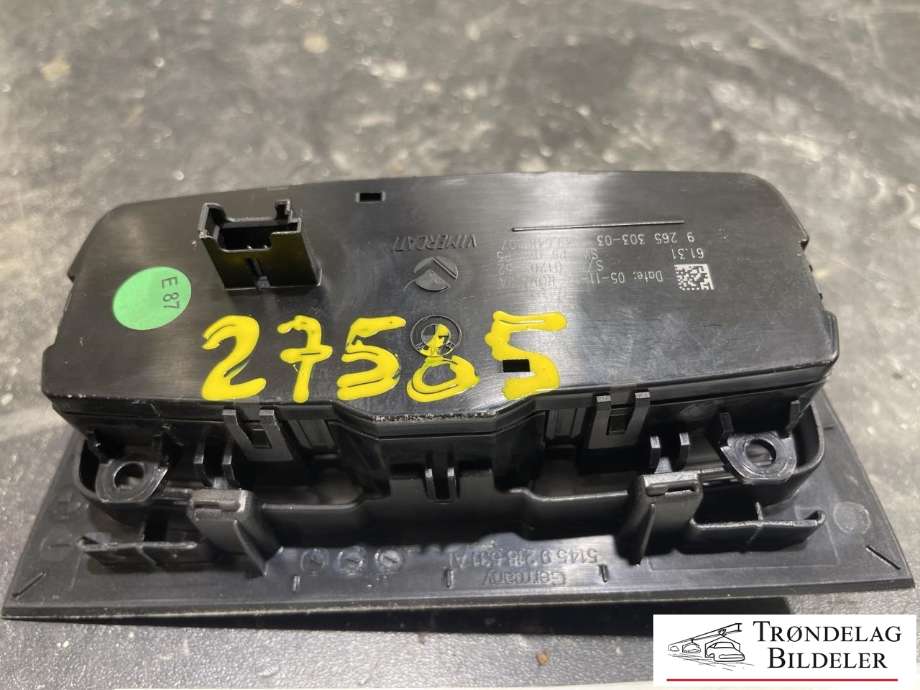 Bryter lys til BMW 3-Serie 2012-2018 (F30/F31/F34) (F30/F31/F34) (9 265 303-03|)