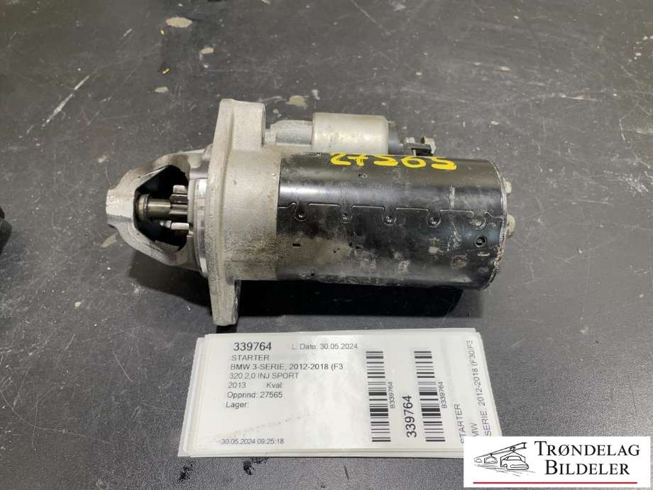 Starter til BMW 3-Serie, 2012-2018 (F30/F31/F34) (F30/F31/F34) (BOSCH|0 001 138 058)