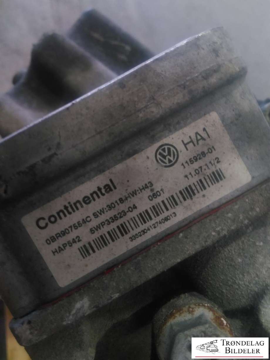Kardang klokke bak til Audi A3 2009-2012 (Type II, Fase 2)  (MMK|)