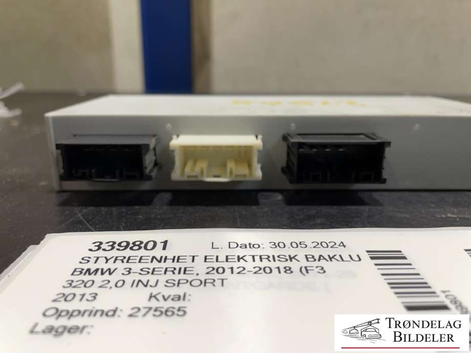 Styreenhet elektrisk bakluke til BMW 3-Serie 2012-2018 (F30/F31/F34) (F30/F31/F34) (0 263 004 204|)