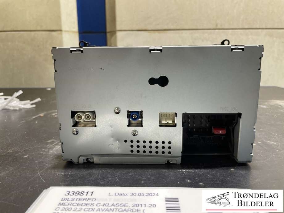 Bilstereo til Mercedes C-Klasse 2011-2014 (Fase 2) (W204) (W204) (MERCEDES-BENZ|A 204 900 72 02|)