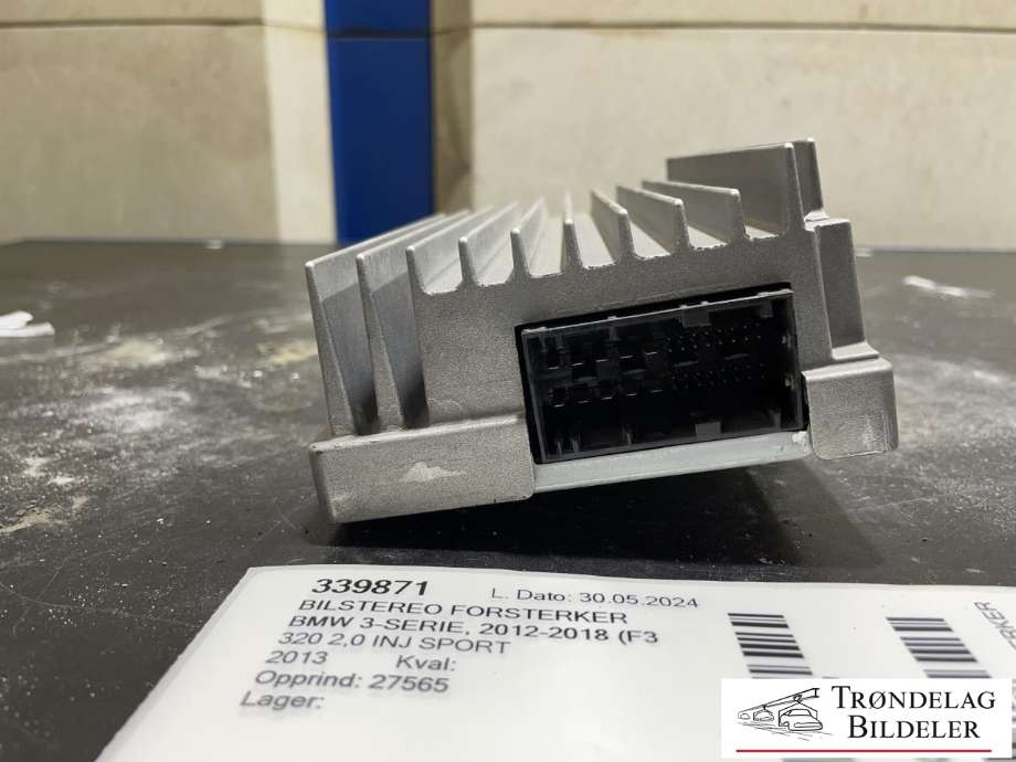 Bilstereo forsterker til BMW 3-Serie 2012-2018 (F30/F31/F34) (F30/F31/F34) (9286070|)