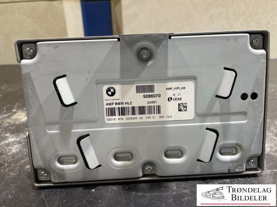 Bilstereo forsterker til BMW 3-Serie 2012-2018 (F30/F31/F34) (F30/F31/F34) (9286070|)