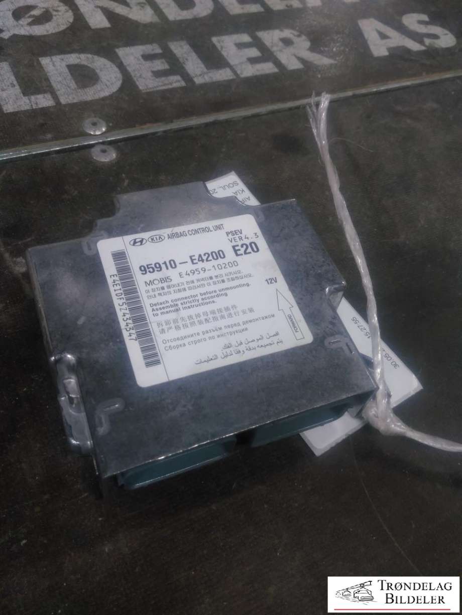Airbag elektronikk til Kia Soul, 2014-2019 (Type II)  (95910E4200)