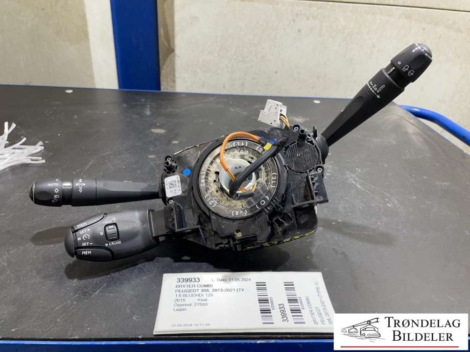 Bryter combi til Peugeot 308, 2013-2021 (Type II) (98110237 ZD)