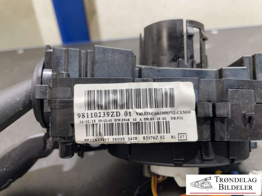 Bryter combi til Peugeot 308 2013-2021 (Type II)  (98110237 ZD|)