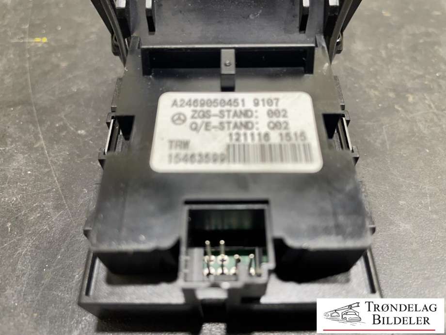 Bryter elektrisk håndbrekk/parkbrems til Mercedes ML 2011-2015 (Fase 1) (W166) (W166) (A2469050451|A 246 905 04 51 9107|A 003 540 53 45 9107)