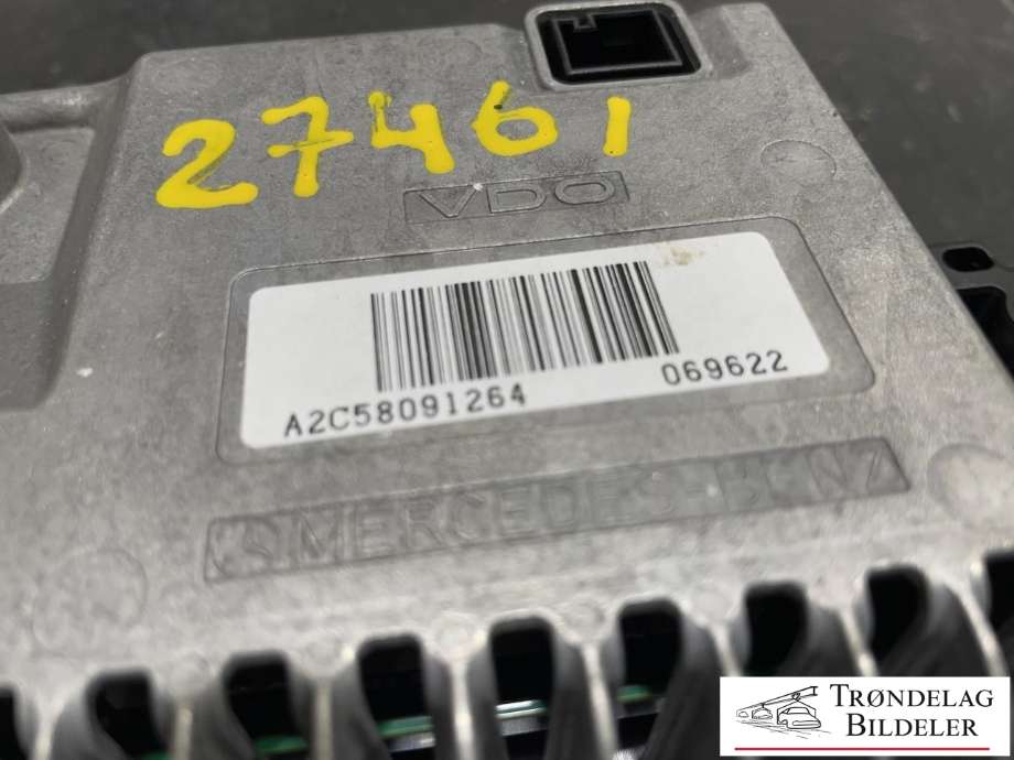 Bilstereo navigasjon skjerm til Mercedes ML 2011-2015 (Fase 1) (W166) (W166) (A 172 901 65 00|A1729008500|A1729003904)