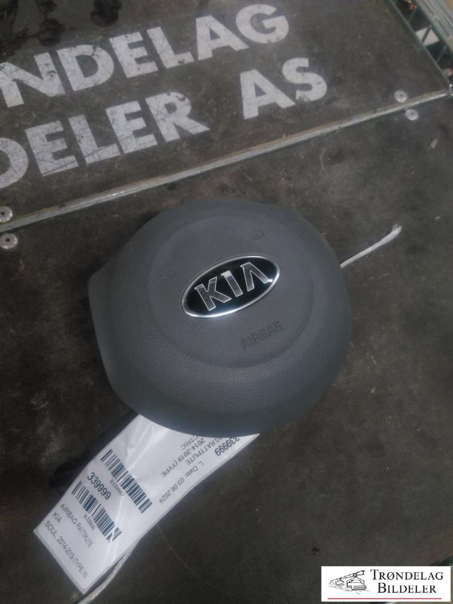 Airbag rattpute til Kia Soul, 2014-2019 (Type II)