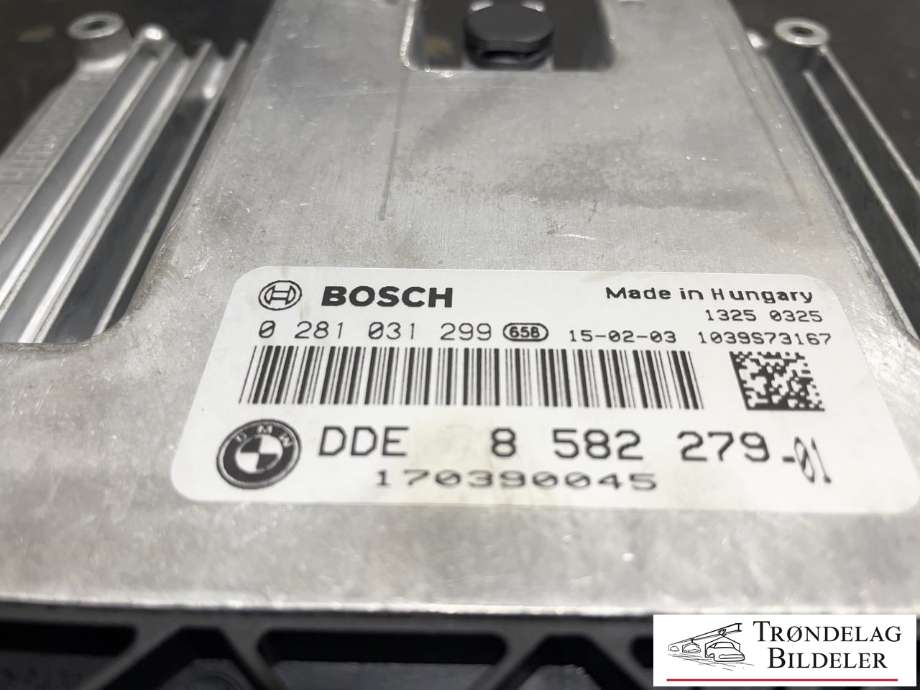 Styreenhet motor til BMW 3-Serie 2012-2018 (F30/F31/F34) (F30/F31/F34) (BOSCH|8 582 279-01|0 281 031 299|)
