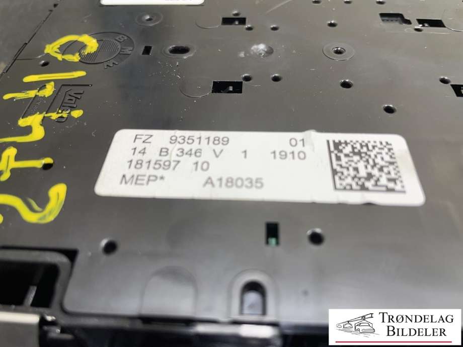 Taklyspanel til BMW 3-Serie 2012-2018 (F30/F31/F34) (F30/F31/F34) (FZ 9351189|181597 10|)